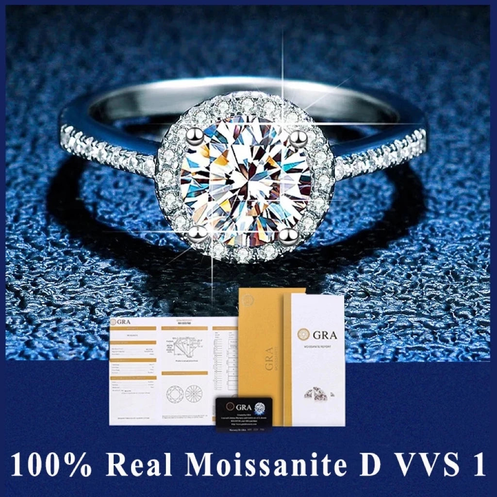 Aiternity Moissanite Gyűrű S925