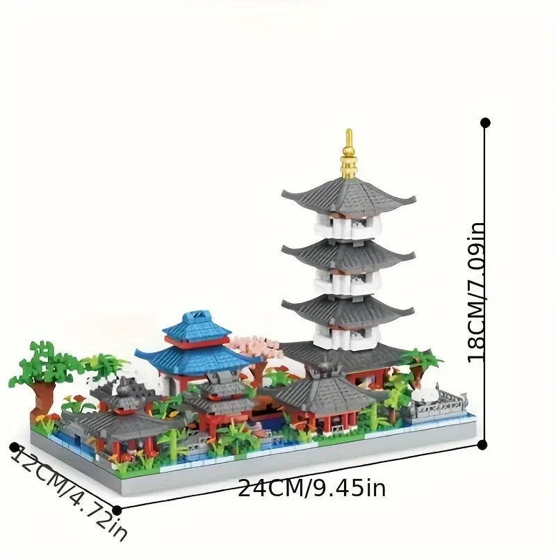 2568 Rész Építő Kocka Kert Klasszikus Architektúra Készlet - Lego Kompatibilis Modell Játék Ajándék