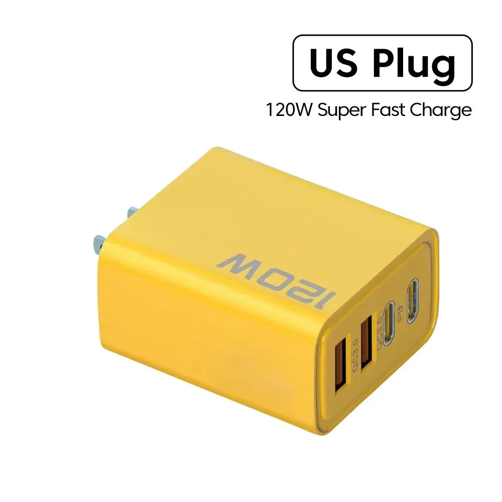 4Portos USB C PD Gyors Töltő