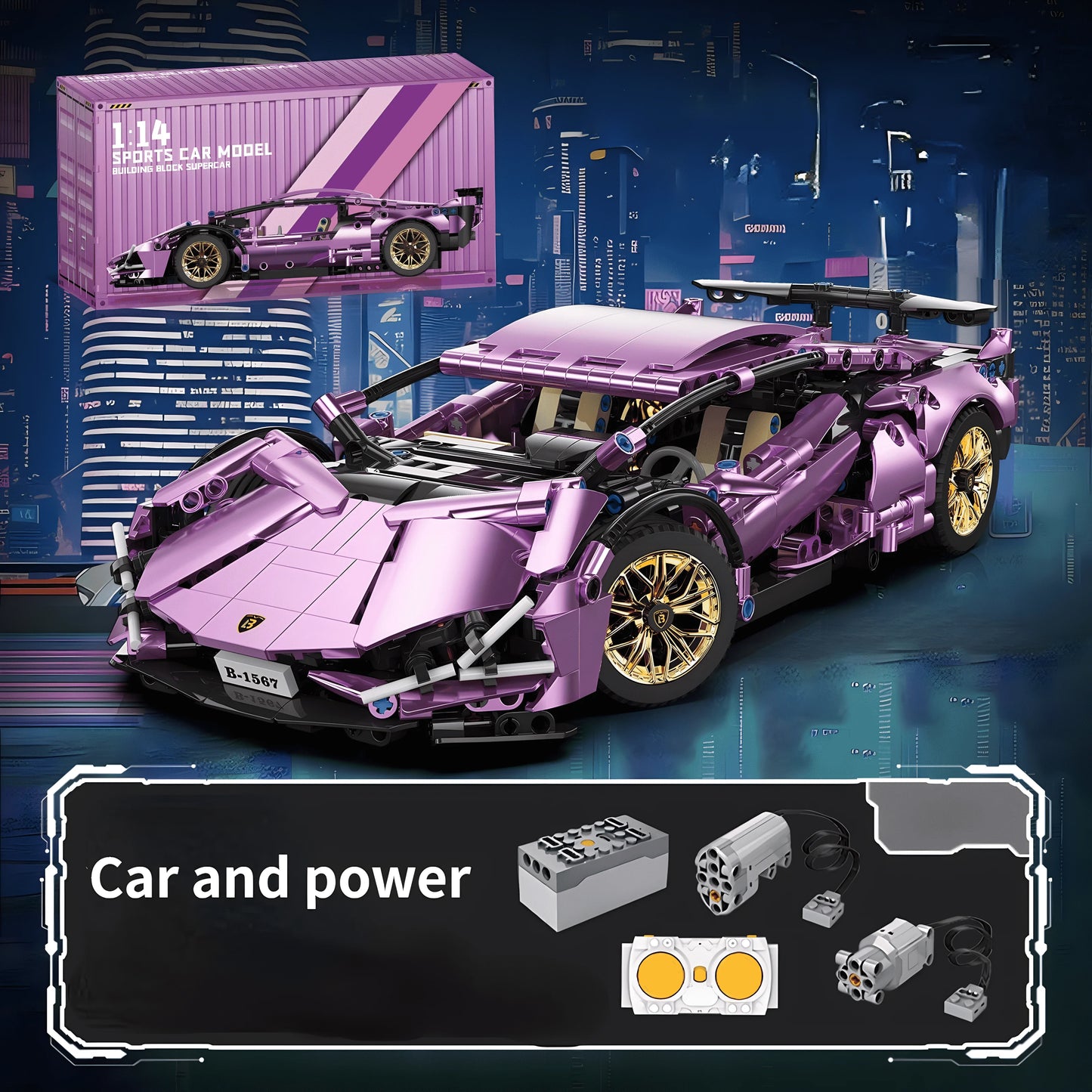 Távirányítós Roadster Építő