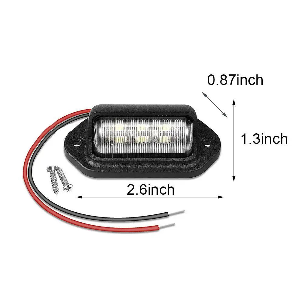 LED Rendszámvilágítás Fehér
