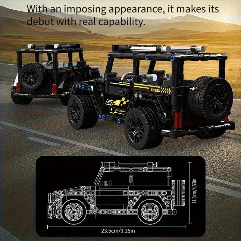 NovaBlocks Off-Road Jármű Építő Készlet - 1658 Darabos Lego-Kompatibilis Modell Ajándék