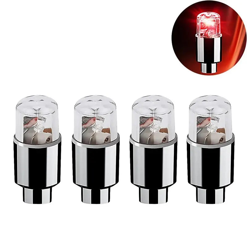 LED Szelep Fények 4 Db Színes