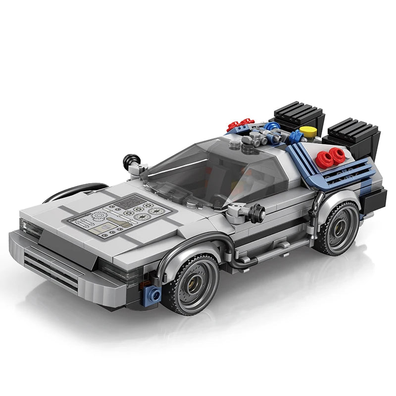 M MENBIS 1 24 Classic Movie Racing Car Építő Kocka Készlet Lego Kompatibilis MOC Modell Gyerekeknek