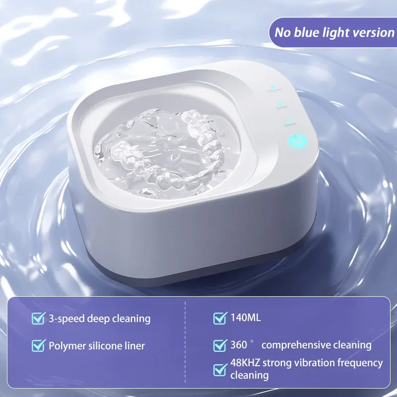 Xiaomi 50kHz UV Ultrahangos Tisztítógép - Fogszabályzó, Ékszer, Szemüveg Tisztító, 3 Fokozat