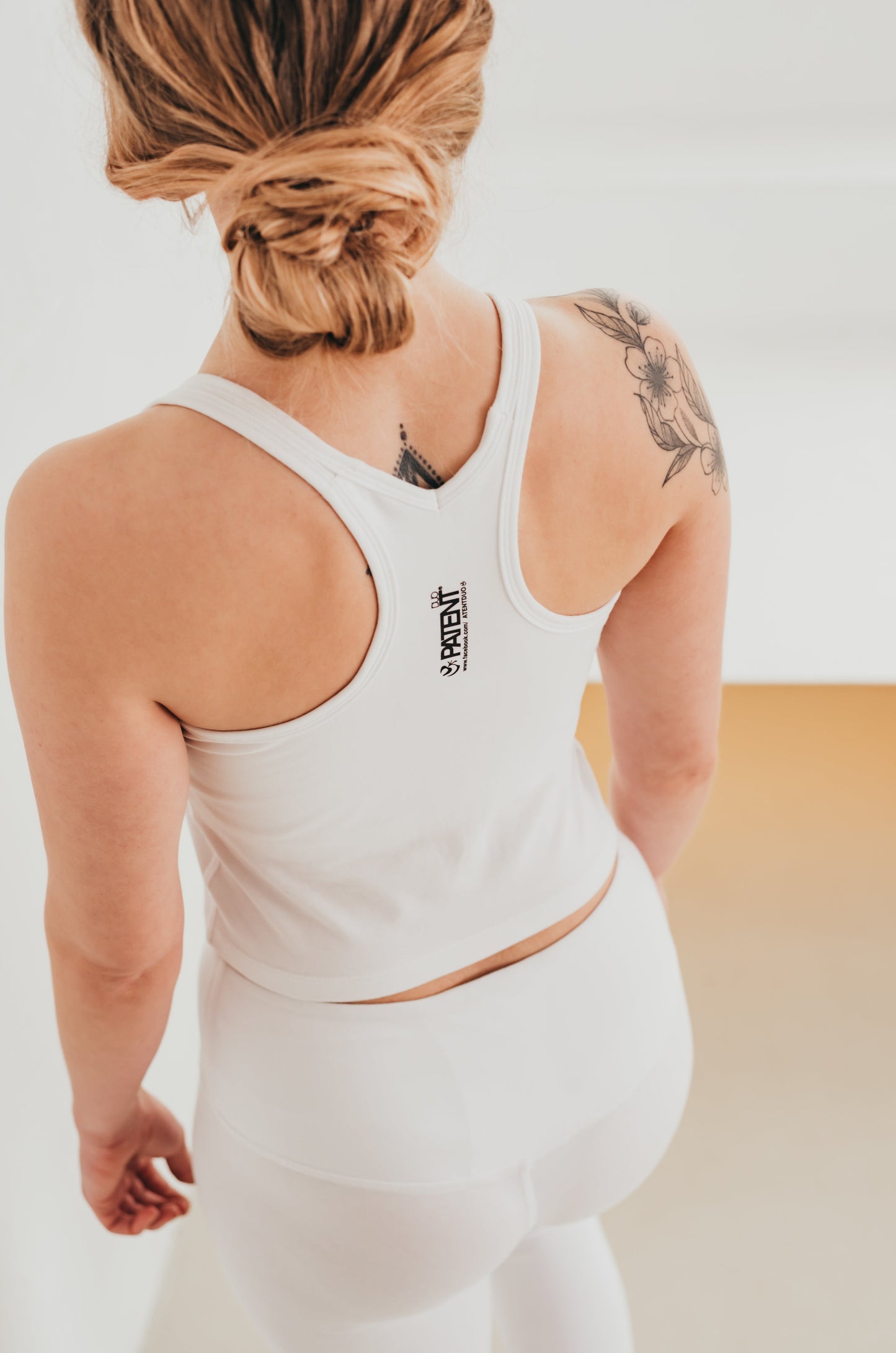 Prémium Technikai leggings - FEHÉR