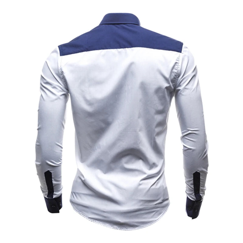 Férfi Ing Slim Fit Csíkos Liva
