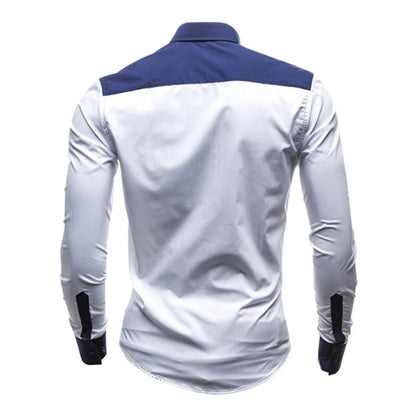 Férfi Ing Slim Fit Csíkos Liva