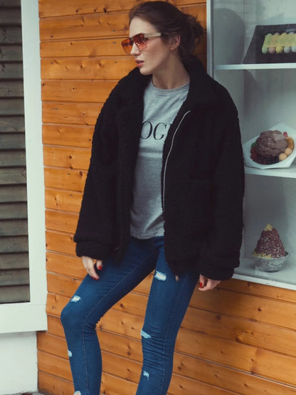 Meleg Műszőrme Kabát Liva Girl