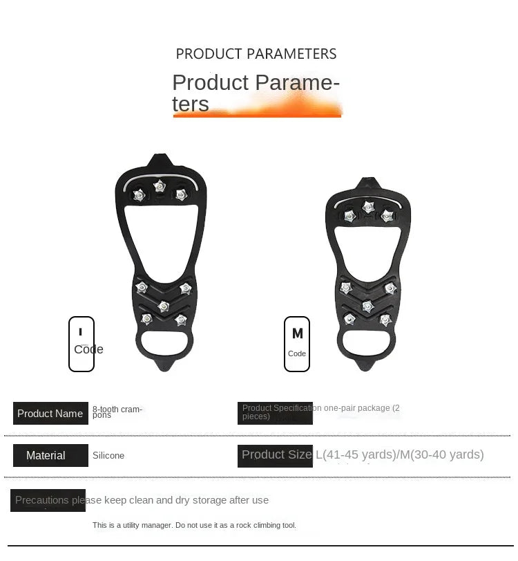 LEOSOXS Ice Gripper Crampon