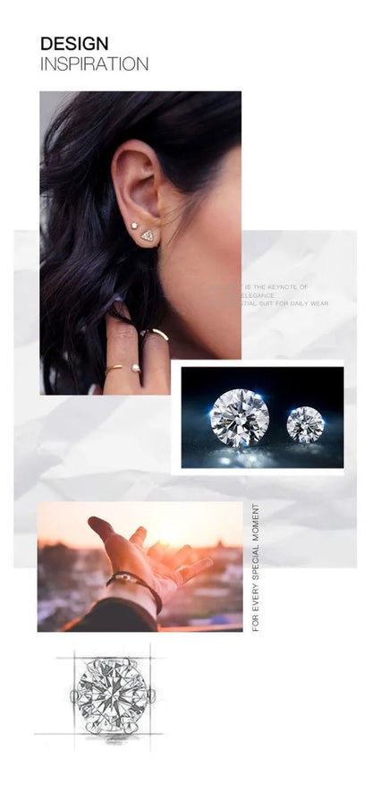 Moissanite Fülbevaló Aiternity