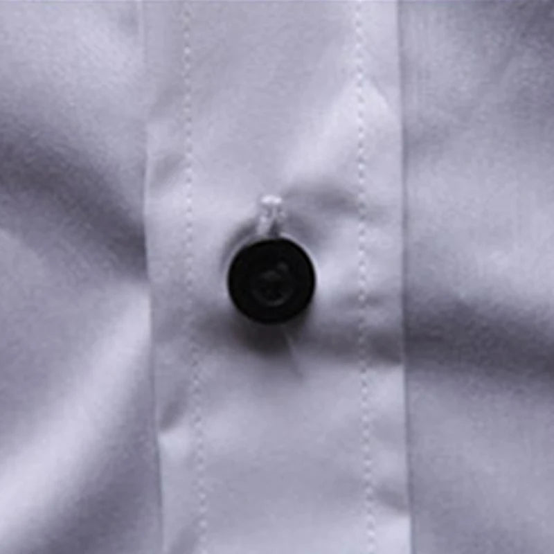 Slim Fit Férfi Csíkos Ing
