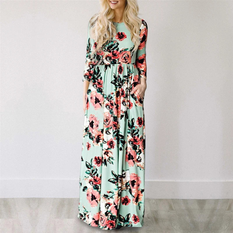 Liva Girl Nyári Boho Maxi Ruha