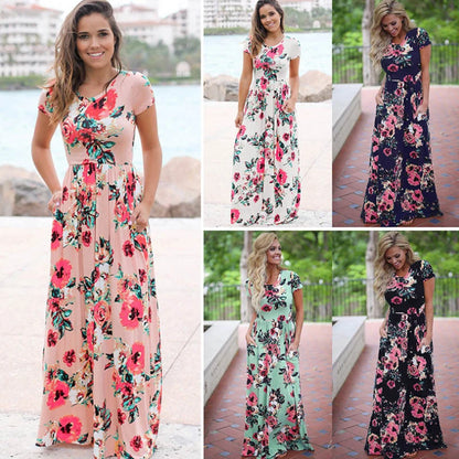 Liva Girl Nyári Boho Maxi Ruha