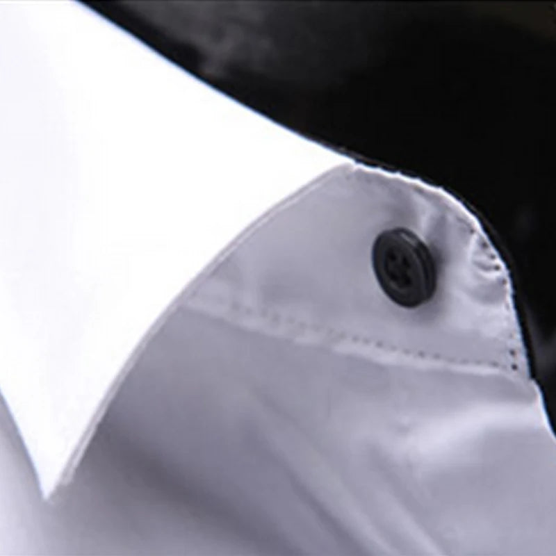 Slim Fit Férfi Csíkos Ing