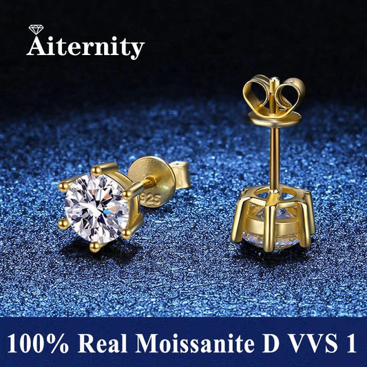 Moissanite Fülbevaló Aiternity