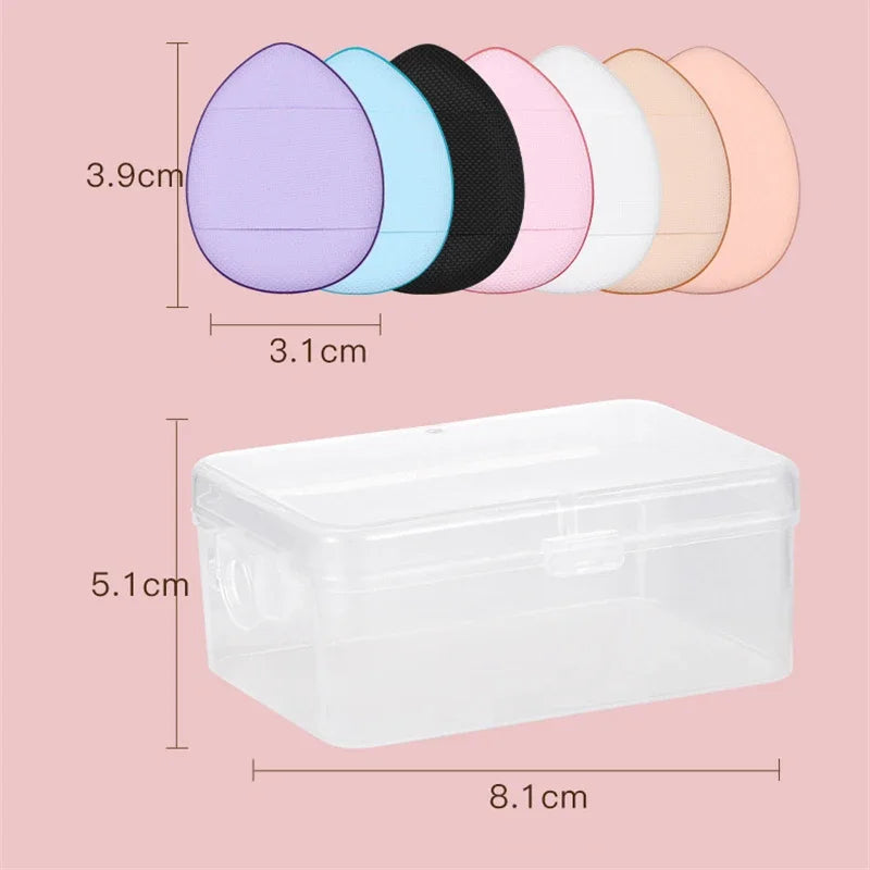ASHAIE Mini Smink Puff Szett
