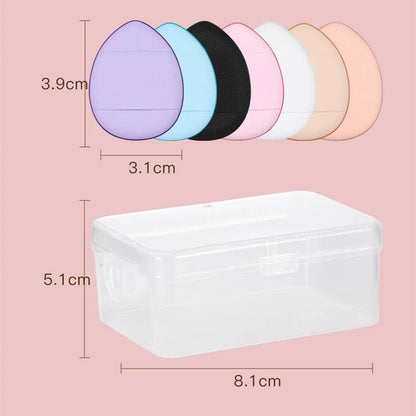 ASHAIE Mini Smink Puff Szett
