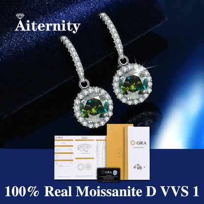 AITERNITY Moissanite Fülbevaló