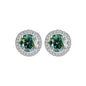 Moissanite Csavaros Fülbevaló