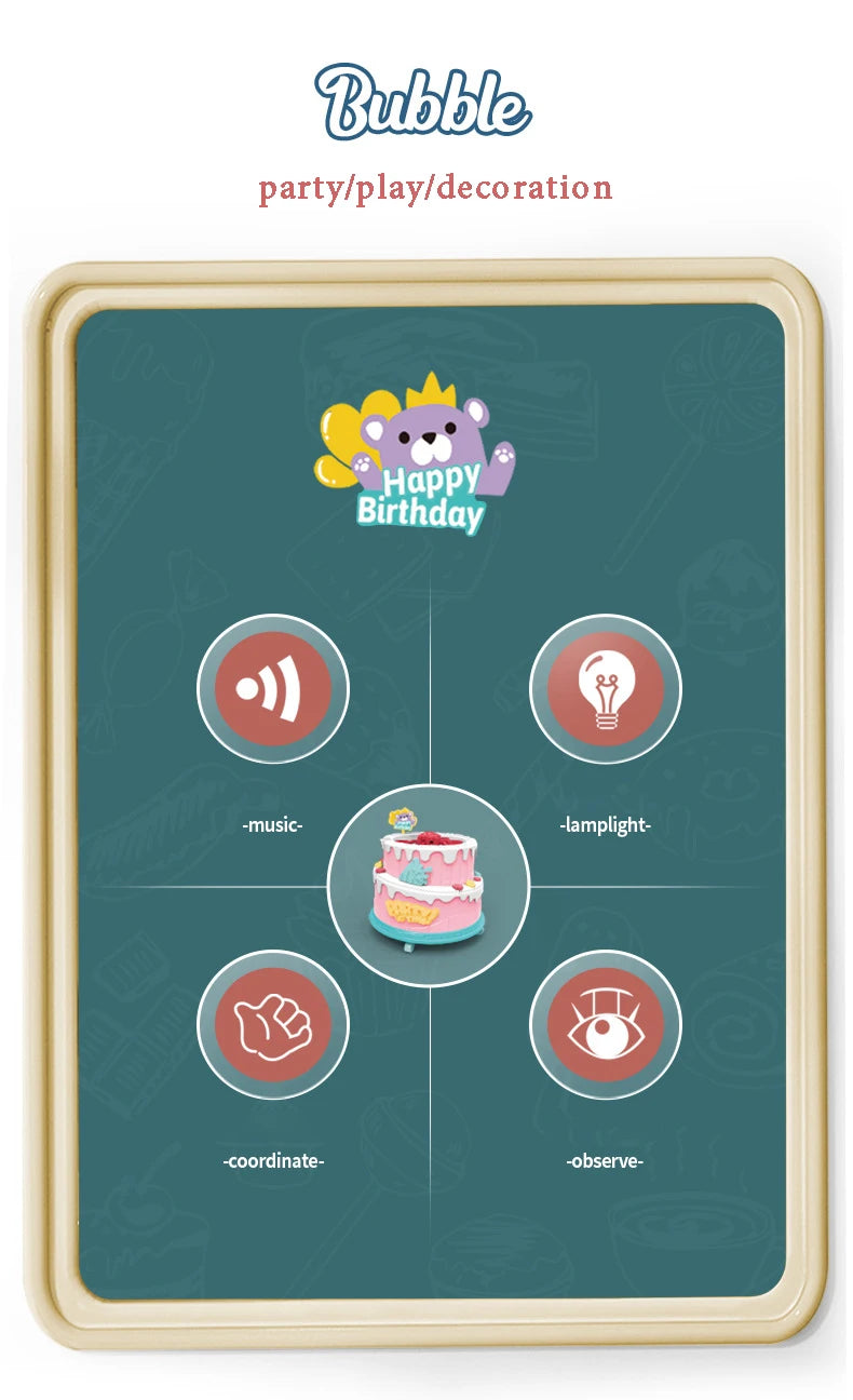 Elektromos Buborékgép Fény