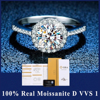 Aiternity Moissanite Gyűrű S925