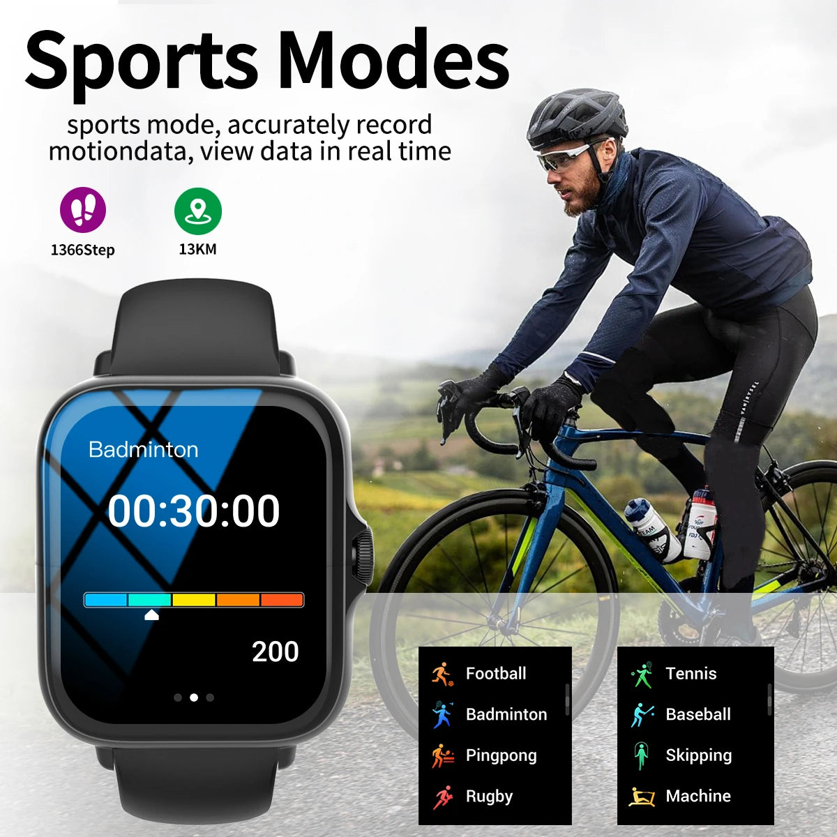Smartwatch CHAOGEN Alarm Herren