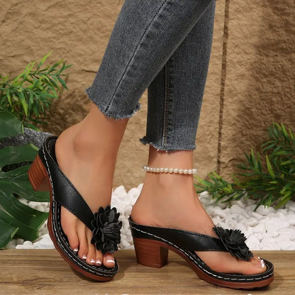 Schuhe mit PU-Obermaterial und quadratischem Absatz