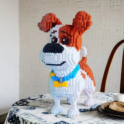 Mini Kutyás Építő Kocka Játék 3698 Darabos - Cuki Pixel Mintázat És Összekapcsolódó Műanyag Blokkok