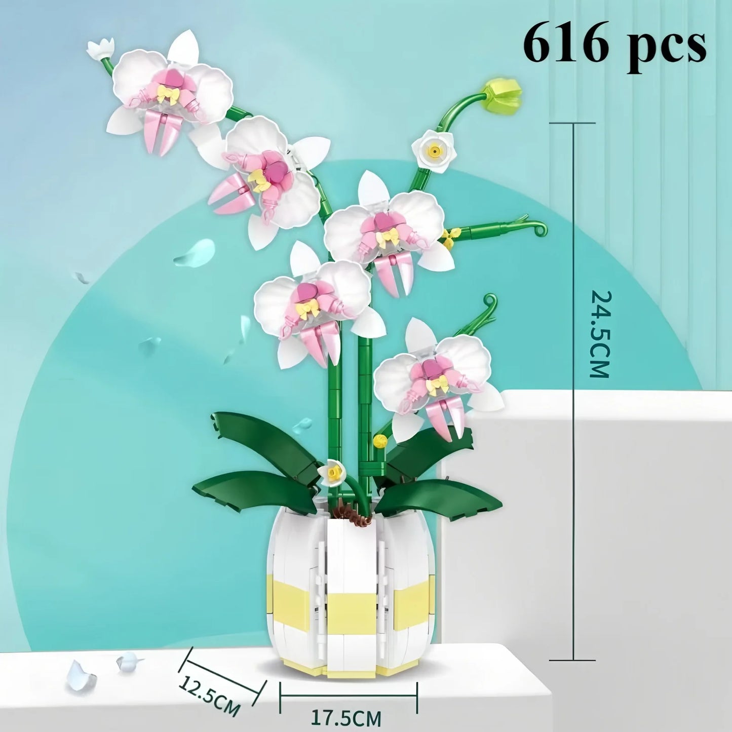 NONECE Orchidea Építő Kocka