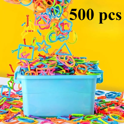 Színes Oktató 3D Puzzle Rudak
