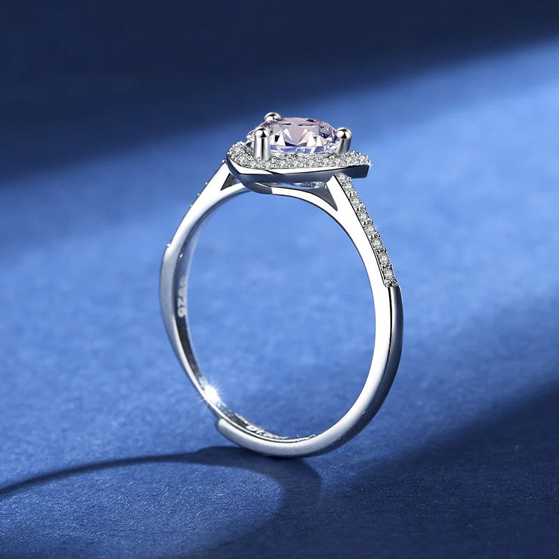 AITERNITY Moissanite Gyűrű 1ct