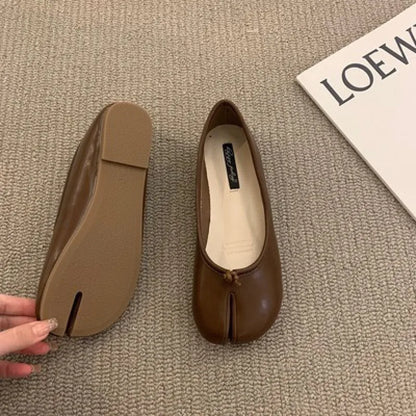 Női Tabi Ninja Cipő - Split Toe Loafer Puha Talppal Tavaszi Szezonra