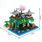 Gudong Wisdom Taohuatan 3D Építő Blokk Sor Miniatűr Modell Puzzle Gyűjtemény - Lego Kompatibilis