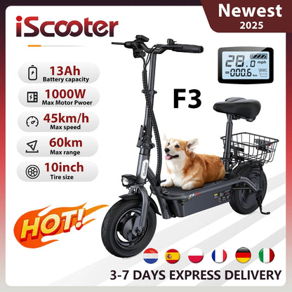 iScooter F3 1000W Hatótáv