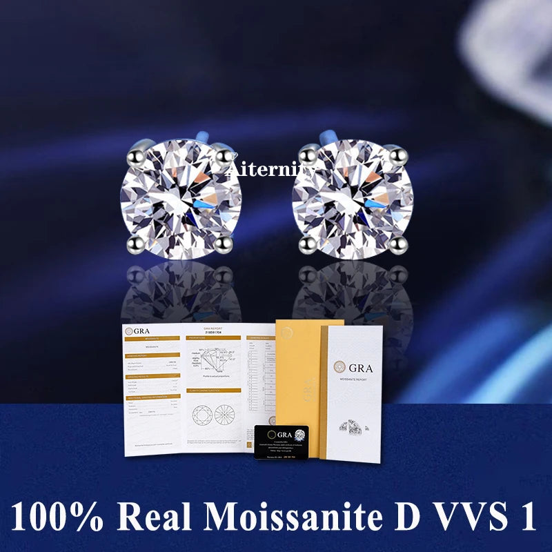 Moissanite Fülbevaló AITERNITY
