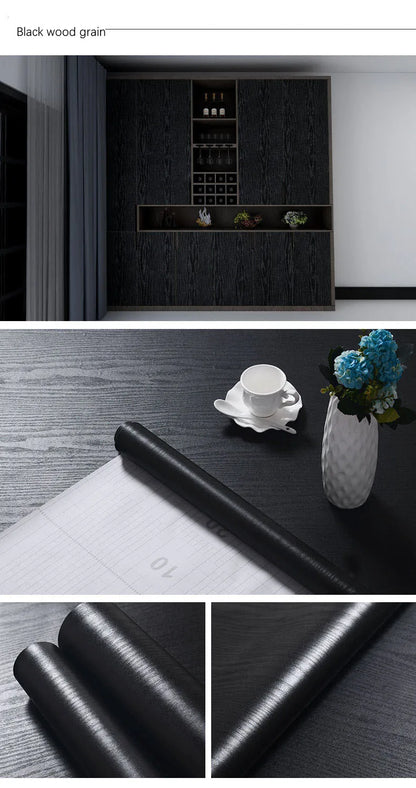Wood Pattern Self-Adhesive Wall Film