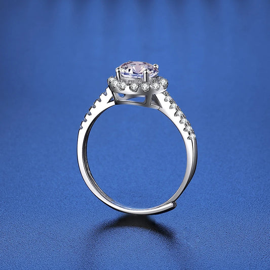 AITERNITY Moissanite Szívgyűrű