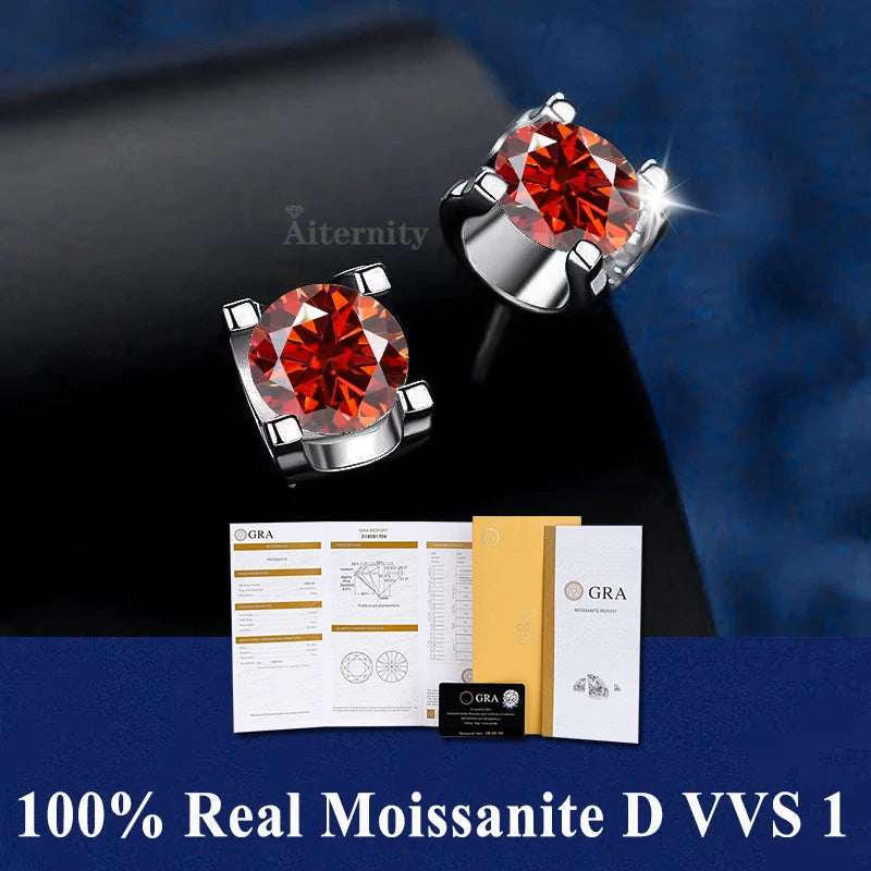 Moissanite Fülbevaló Aiternity