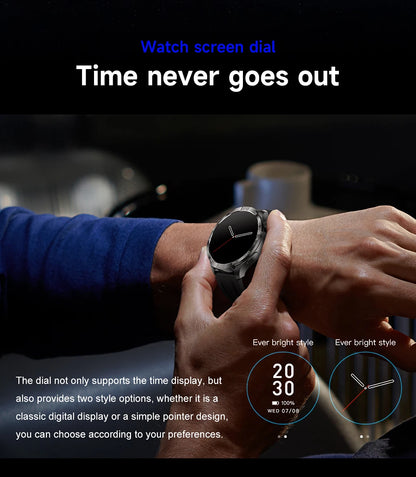 OutdoorTech GPS Sportos Okosóra Férfiaknak - 1,85 Hüvelykes AMOLED Kijelző NFC és HD Hívás IP68 Vízálló