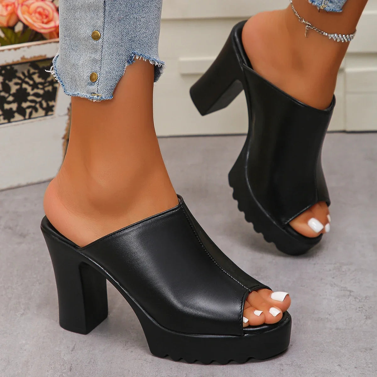 RZSMTYA Damen-Pumps Sommer