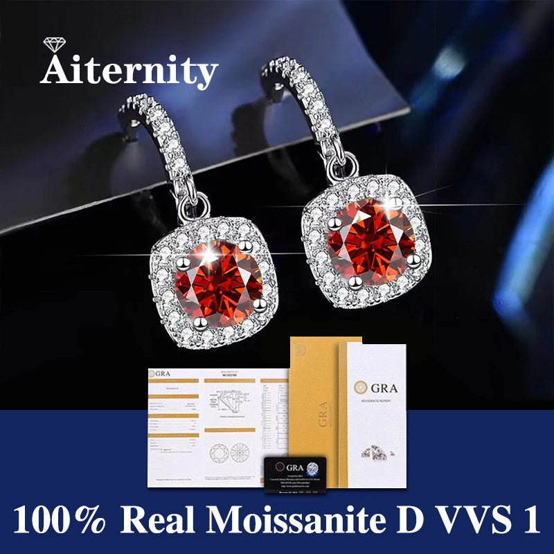 Moissanite Fülbevaló Aiternity