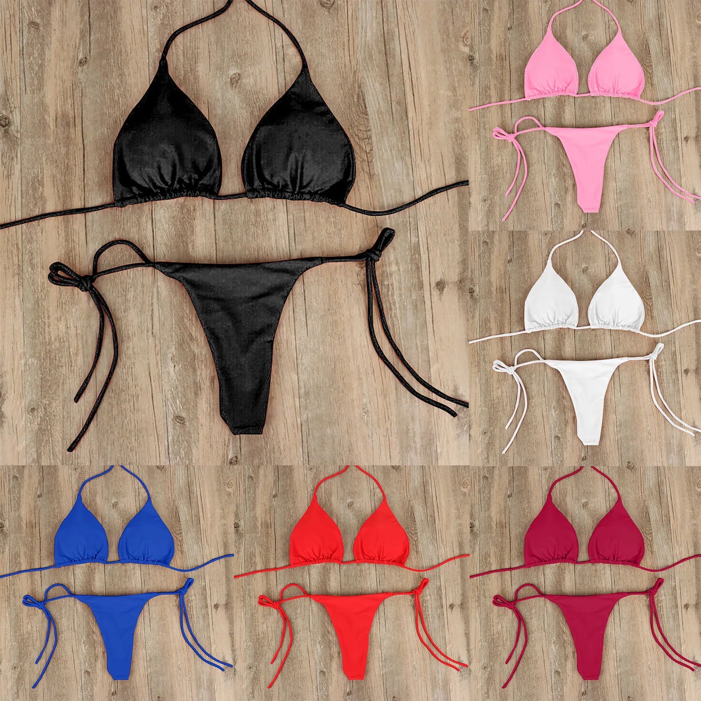 Női Bikini Push Up Kétrészes