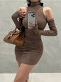 JEYONGZOOCN Bodycon Ruha Mini