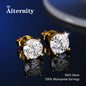 Moissanite Fülbevaló Uniszex