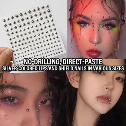 Hamis Piercing Matrica Ezüst