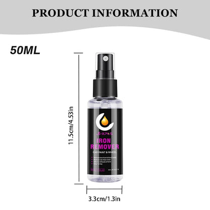 Professzionális Keréktisztító Spray 50ml/100ml - Vasleválasztó Rozsdaeltávolító