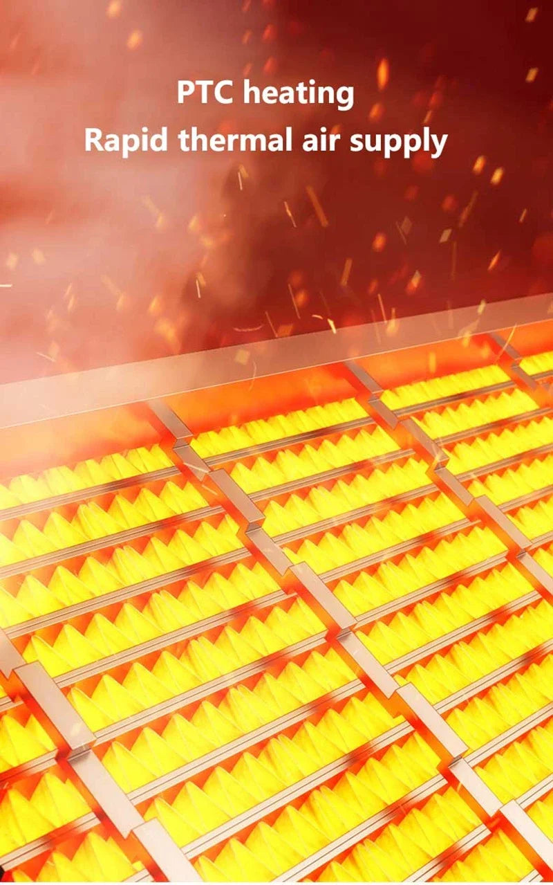 Xiaomi 12V/24V Autós Fűtő-Hűtő 2in1 - 360° Forgás, Gyors Melegítés, Összecsukható