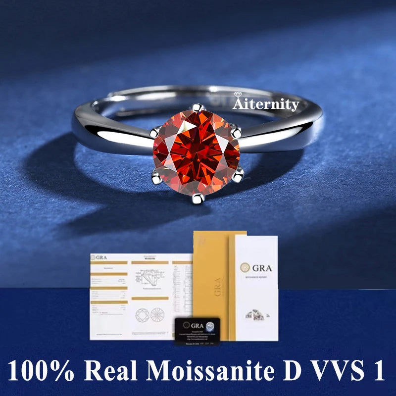 Moissanite Gyűrű Aiternity Nők