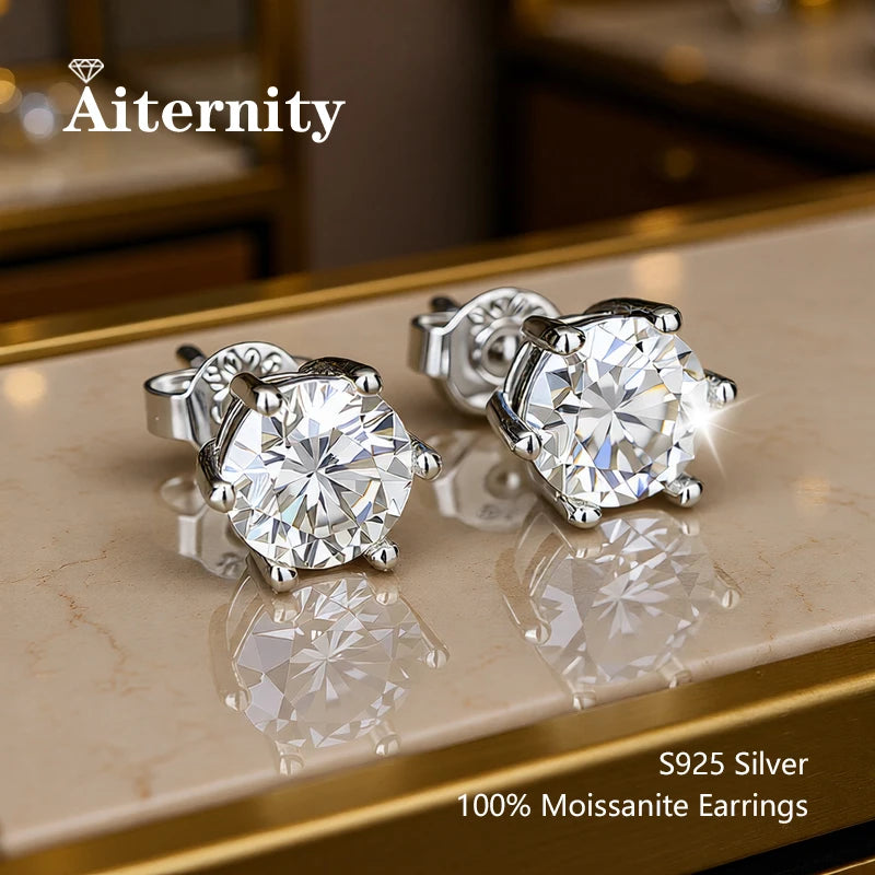 Aiternity Moissanite Fülbevaló
